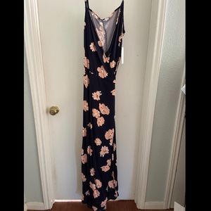JustFab Wrap Around Maxi Dress